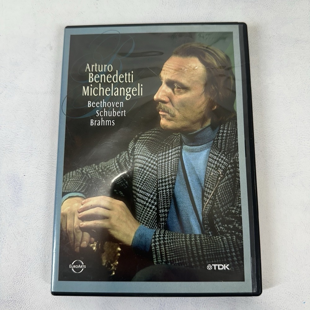 Arturo Benedetti Michelangeli - Beethoven, Shubert, Brahms (DVD, 2004)
